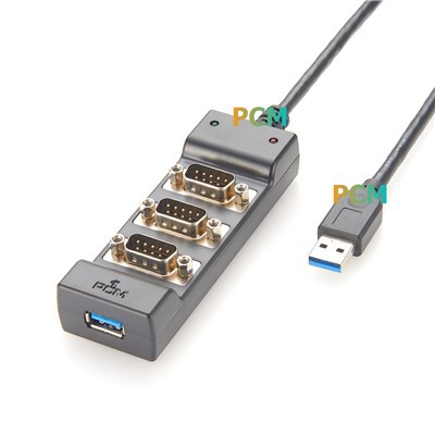 3 Портовой серийный хаб USB до 232 RS485 RS422 Адаптер