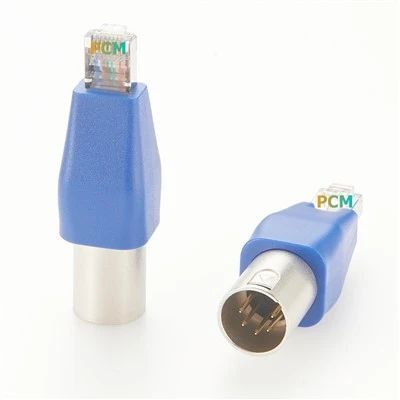 RJ45 Мужчина -XLR 5 PIN -PIN -адаптер DMX512