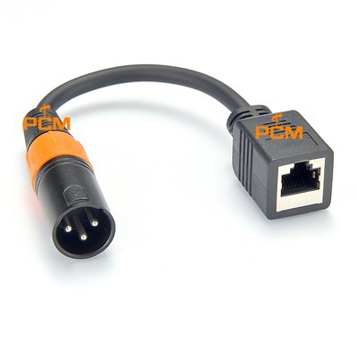 Кабель с 3-контактным разъемом RJ45 на XLR