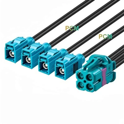 TE Mini FAKRA 4 в 1 LVDS-кабель
